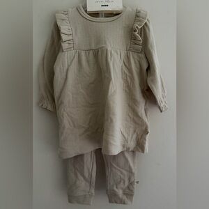 Petit Maison Beige Baby Outfit